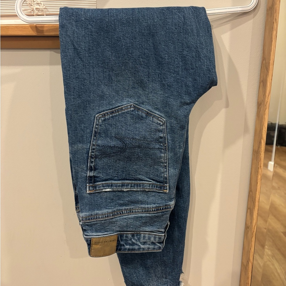 American Eagle Outfitters Dark Blue Straight Jeans